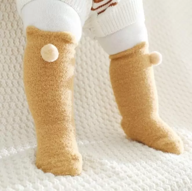 Miso - Korean Baby Fashion - #babyboutiqueclothing - Angora Fom Socks  - 3