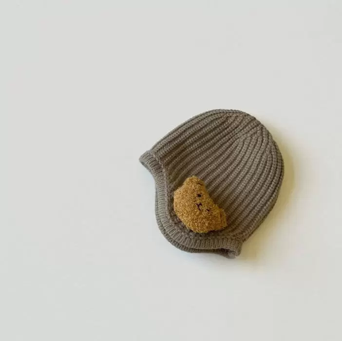 Miso - Korean Baby Fashion - #babyfever - Bear Doll Ears Hat - 8