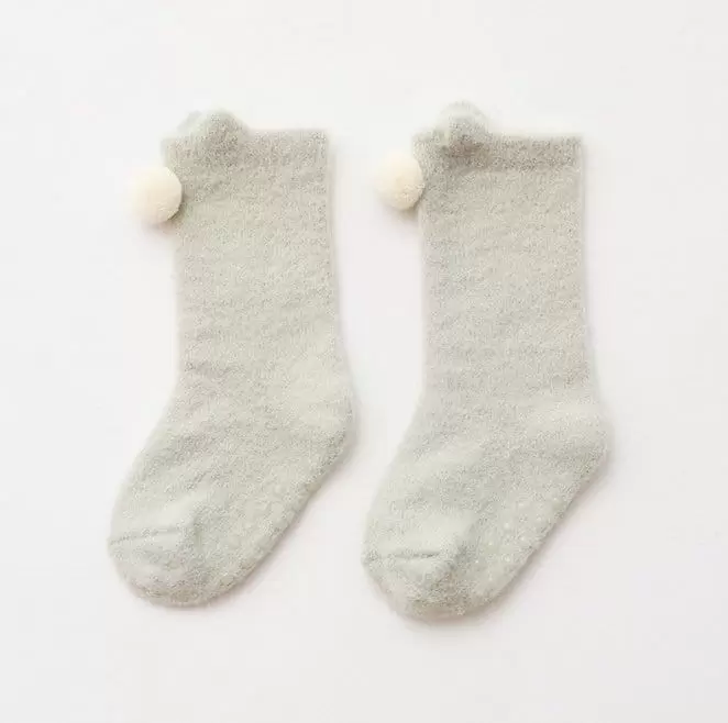 Miso - Korean Baby Fashion - #babylifestyle - Angora Fom Socks  - 8