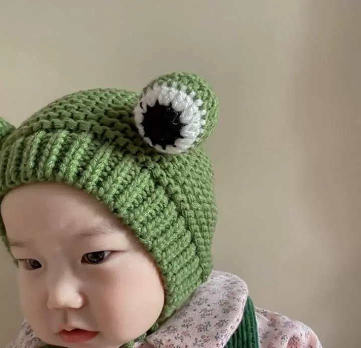 Miso - Korean Baby Fashion - #babyoninstagram - Frog Hat - 4