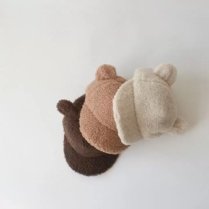 Miso - Korean Children Fashion - #childrensboutique - Bear Bbogle Cap - 2