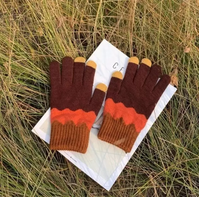 Miso - Korean Children Fashion - #designkidswear - Wave Finger Gloves - 4
