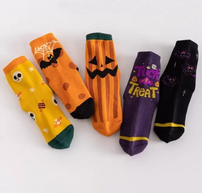 Miso - Korean Children Fashion - #prettylittlegirls - Halloween Socks Set - 2