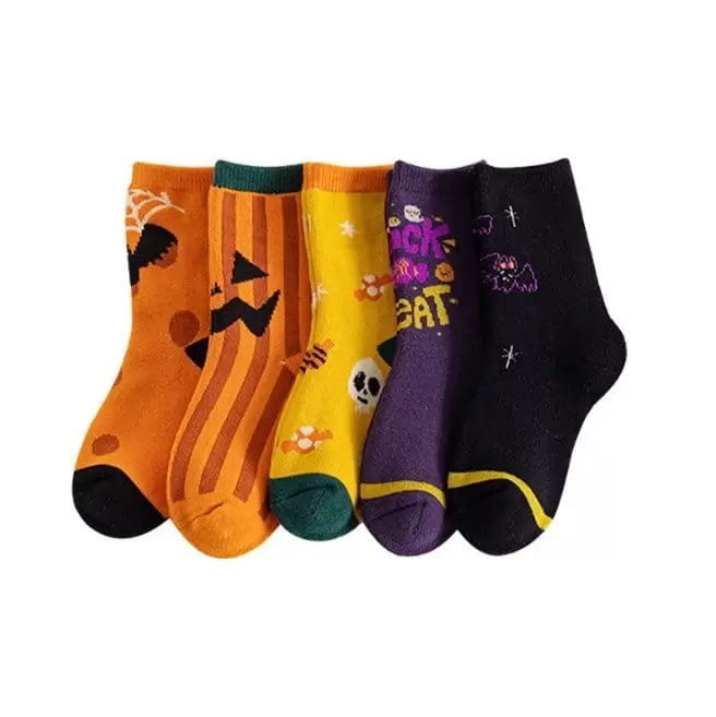 Miso - Korean Children Fashion - #todddlerfashion - Halloween Socks Set - 3