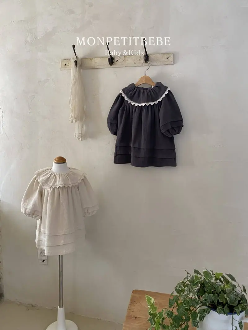 Mon Petit Bebe - Korean Children Fashion - #childofig - Rachel One-piece - 2