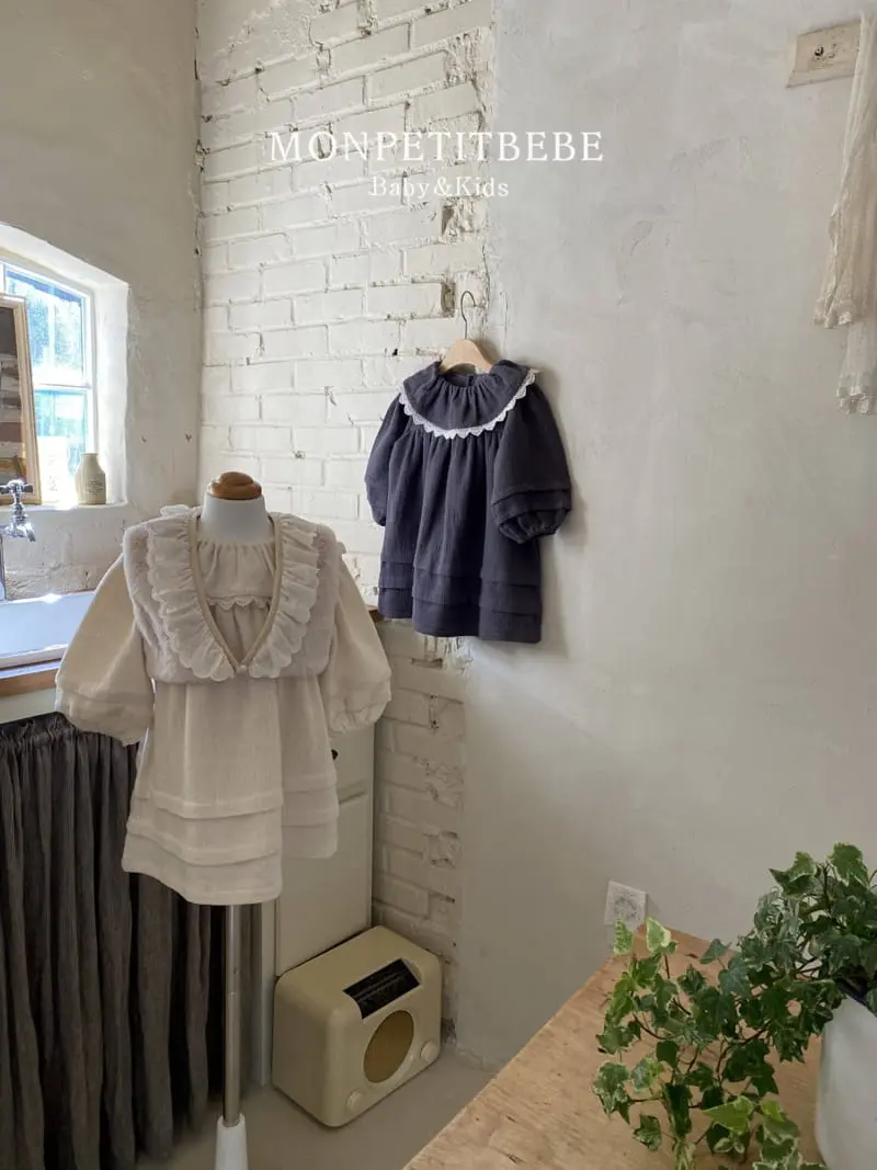 Mon Petit Bebe - Korean Children Fashion - #childofig - Rachel One-piece - 3