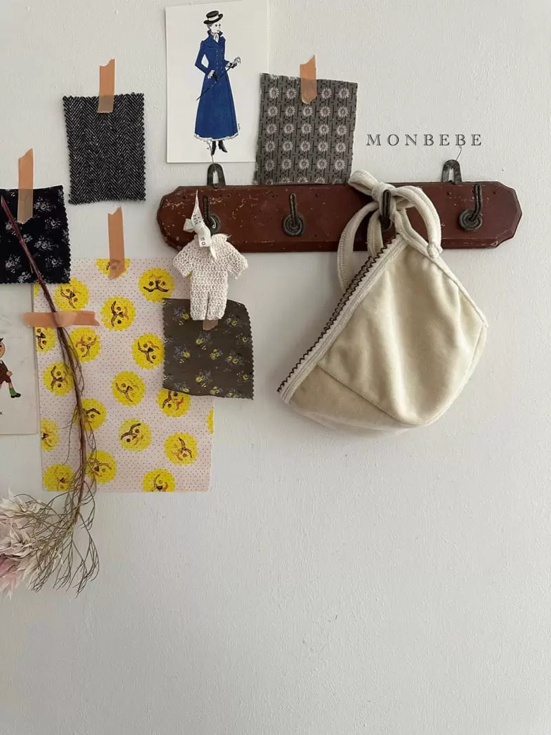 Monbebe - Korean Baby Fashion - #babyoninstagram - Veloure Grace Bonnet - 3