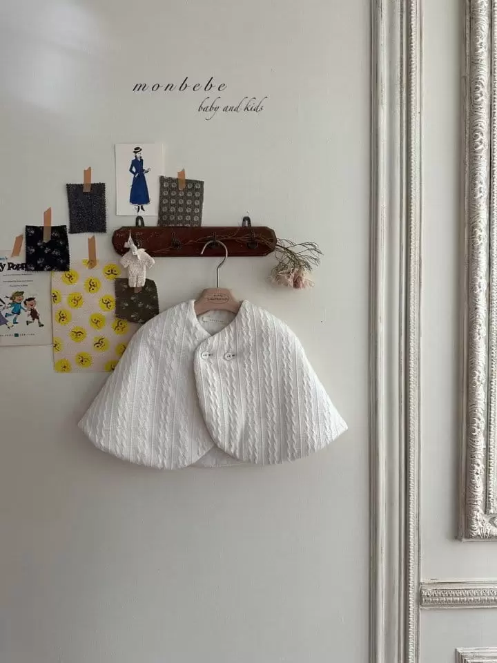 Monbebe - Korean Baby Fashion - #babyoutfit - Chocolat Cape - 11