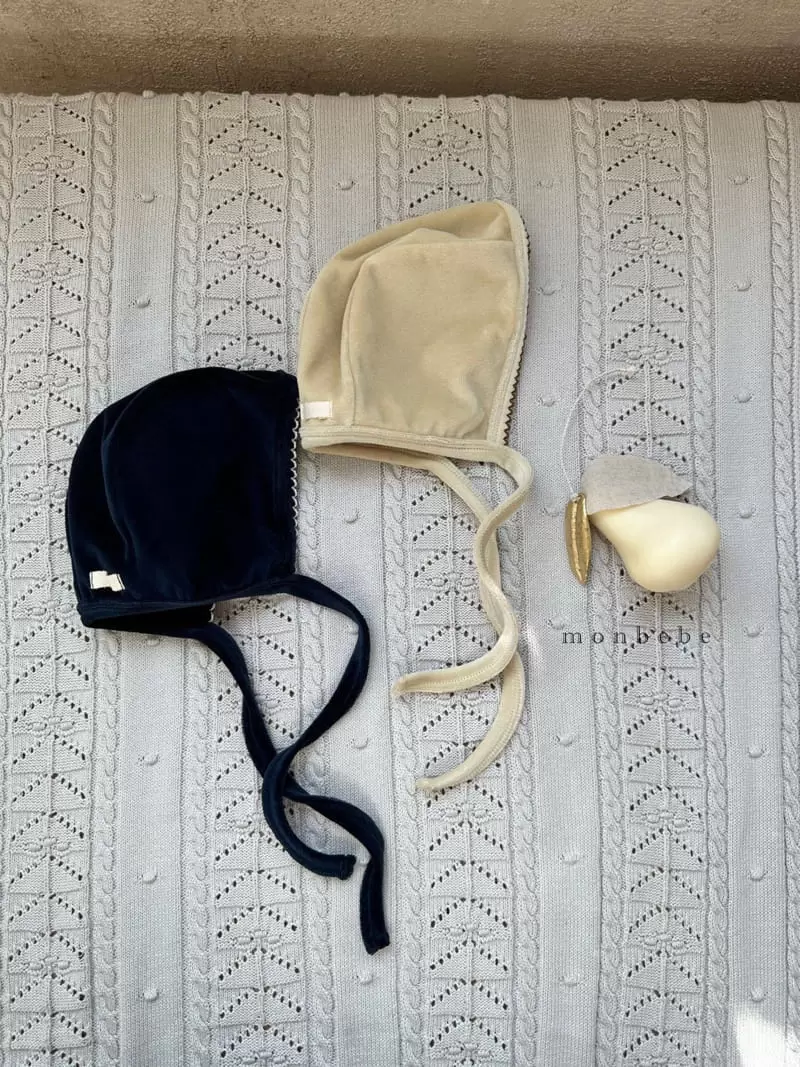 Monbebe - Korean Baby Fashion - #babywear - Veloure Grace Bonnet - 7
