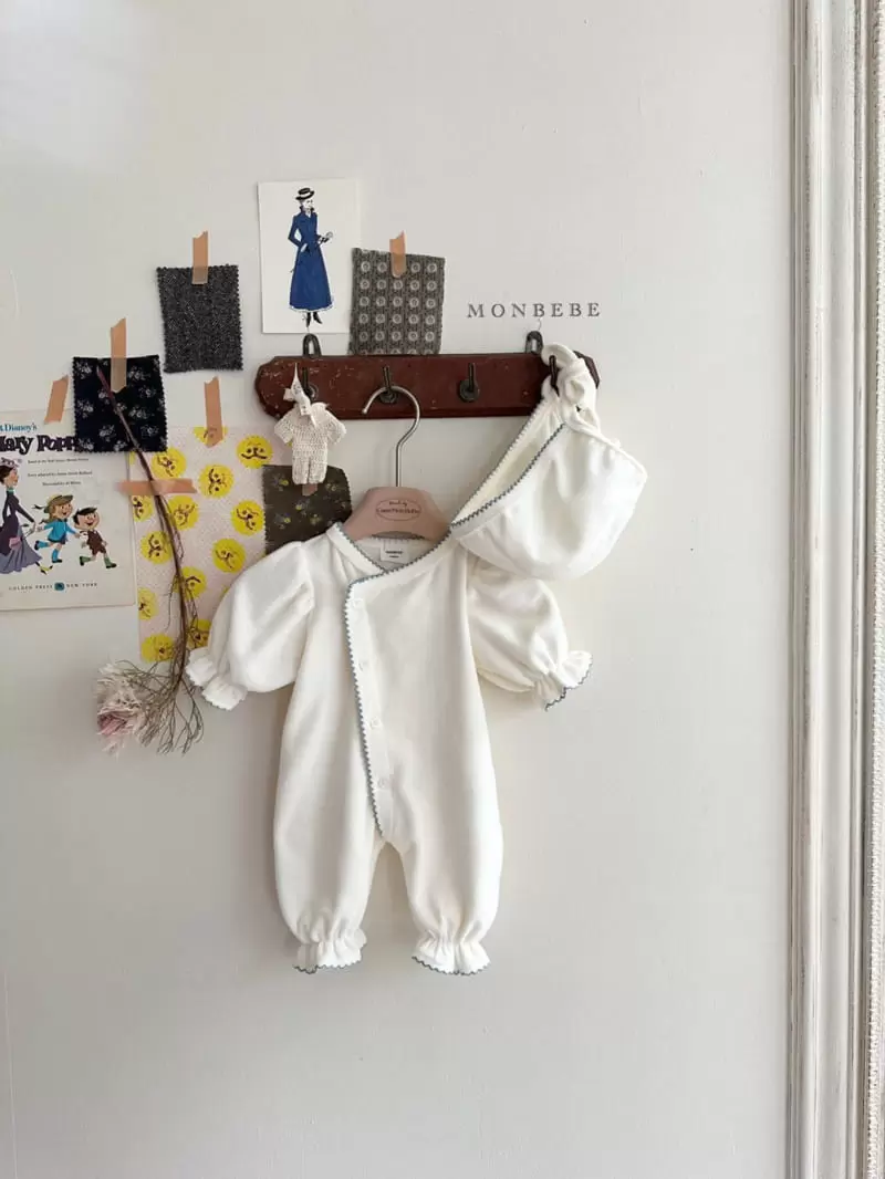 Monbebe - Korean Baby Fashion - #onlinebabyboutique - Veloure Grace Bodysuit - 9