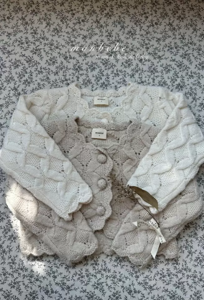 Monbebe - Korean Children Fashion - #childofig - Magaret Knit Cardigan - 7