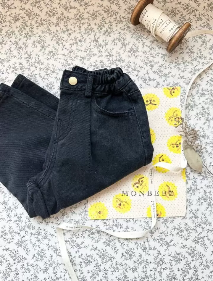 Monbebe - Korean Children Fashion - #designkidswear - Black Jeans - 11