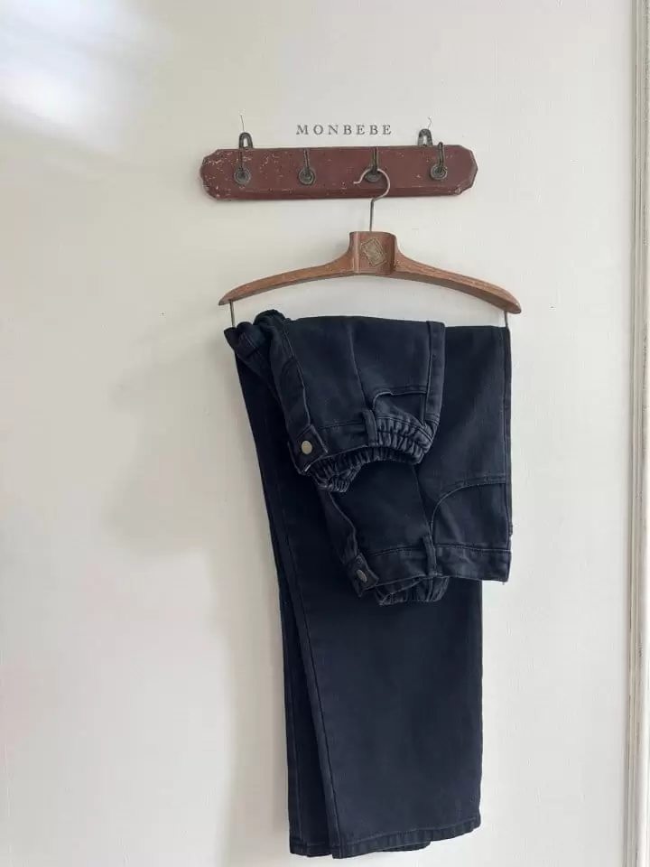 Monbebe - Korean Children Fashion - #littlefashionista - Black Jeans - 2