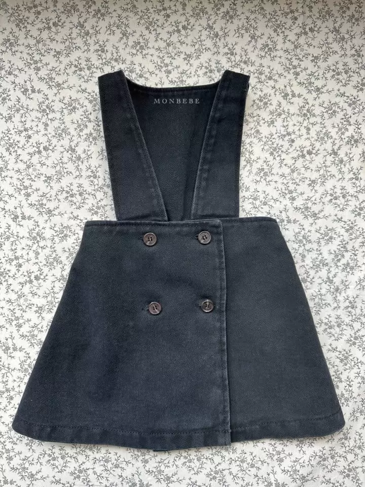Monbebe - Korean Children Fashion - #littlefashionista - Overall Skirt - 4