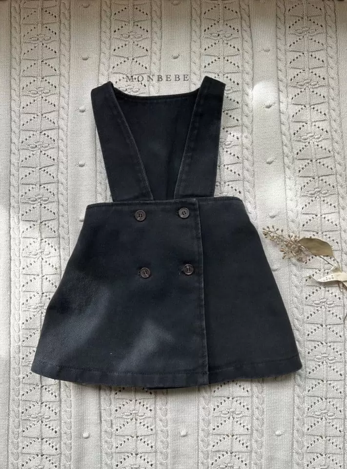 Monbebe - Korean Children Fashion - #minifashionista - Overall Skirt - 5