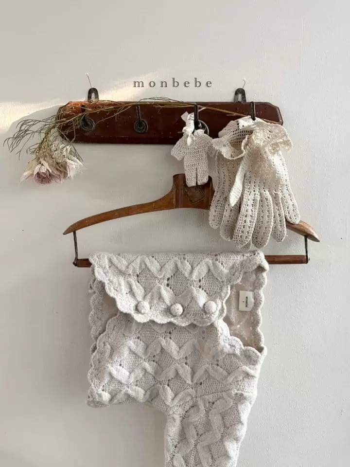 Monbebe - Korean Children Fashion - #prettylittlegirls - Magaret Knit Cardigan - 3