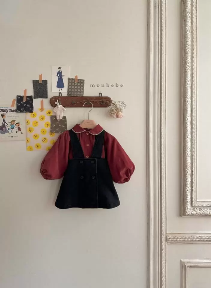 Monbebe - Korean Children Fashion - #stylishchildhood - Overall Skirt - 9