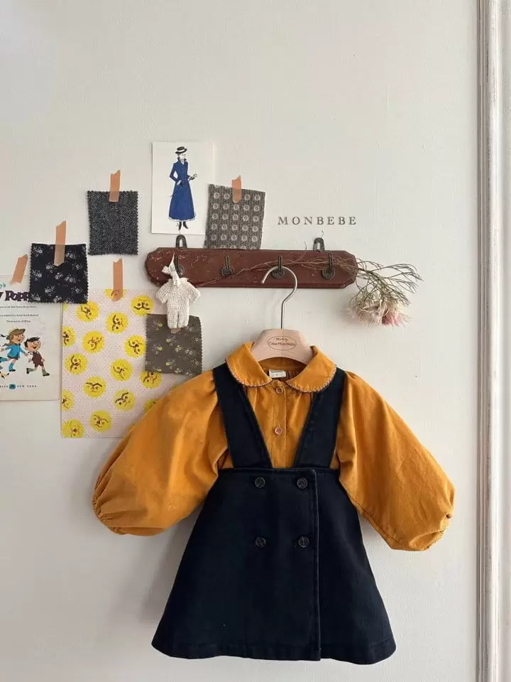 Monbebe - Korean Children Fashion - #todddlerfashion - Overall Skirt - 7