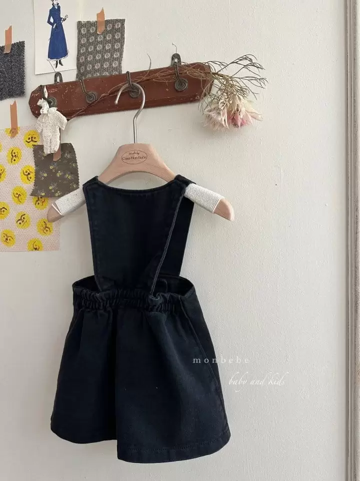 Monbebe - Korean Children Fashion - #toddlerclothing - Overall Skirt - 8