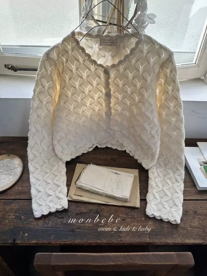 Monbebe - Korean Women Fashion - #momslook - Magaret Knit Cardigan Mom - 12