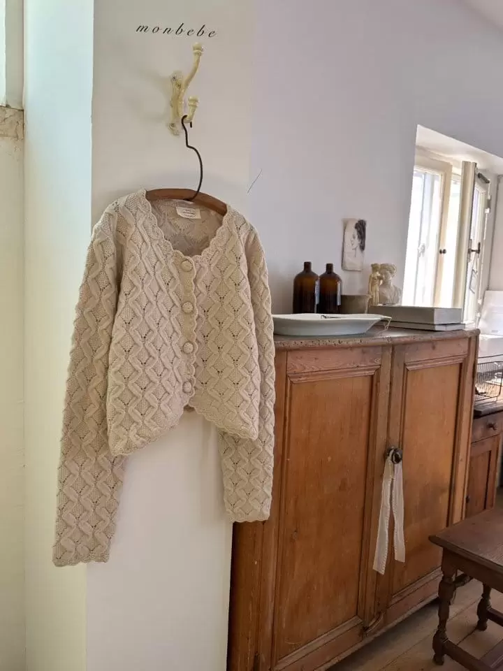Monbebe - Korean Women Fashion - #momslook - Magaret Knit Cardigan Mom - 2