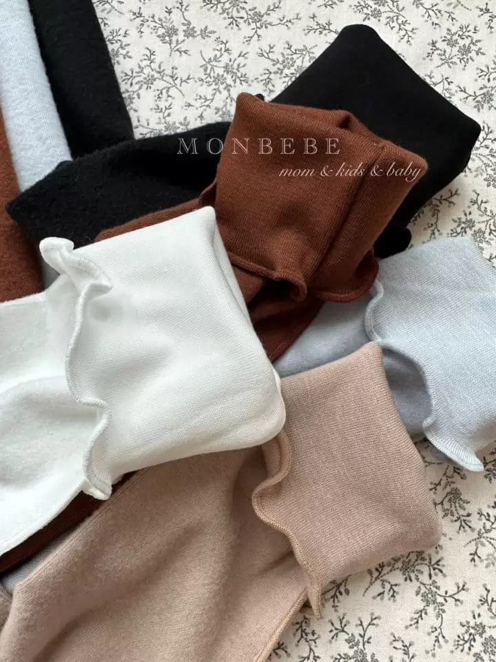 Monbebe - Korean Women Fashion - #momslook - Fleece Wave Turtleneck Tee Mom - 6