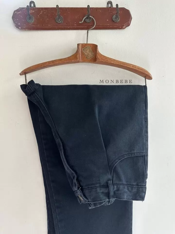 Monbebe - Korean Women Fashion - #shopsmall - Black Jeans Mom - 2
