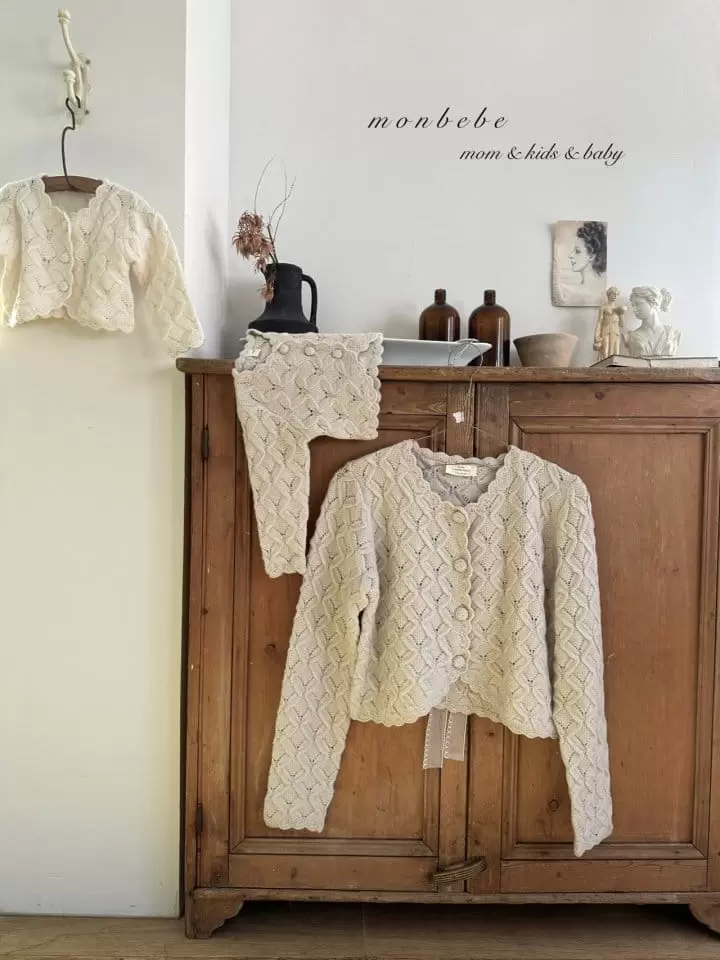 Monbebe - Korean Women Fashion - #womensfashion - Magaret Knit Cardigan Mom - 11