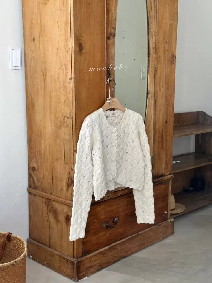 Monbebe - Korean Women Fashion - #womensfashion - Magaret Knit Cardigan Mom - 9
