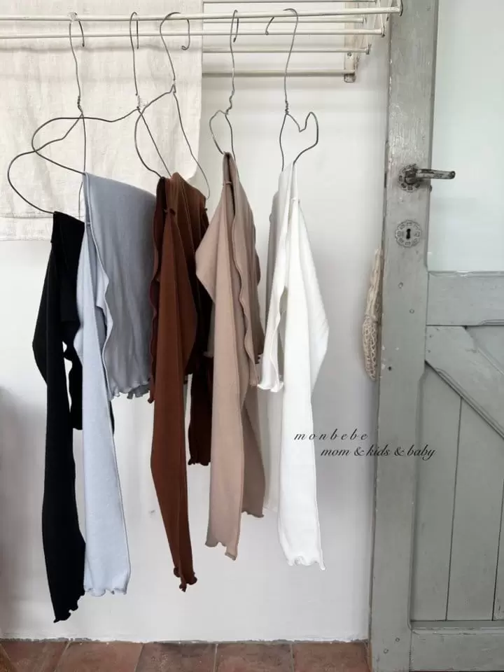 Monbebe - Korean Women Fashion - #womensfashion - Fleece Wave Turtleneck Tee Mom - 11