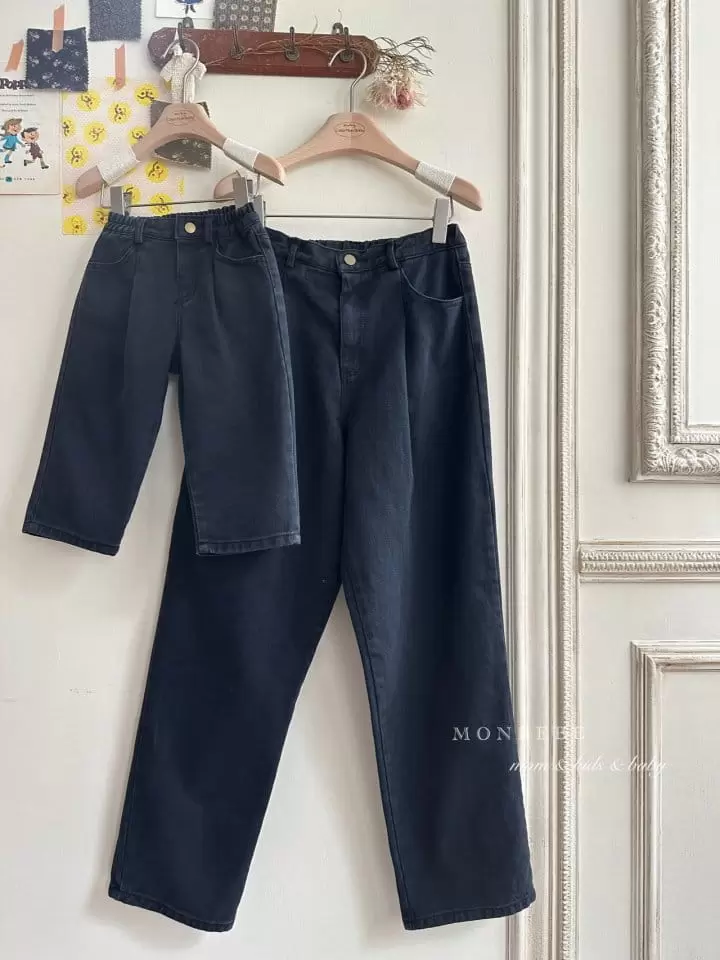 Monbebe - Korean Women Fashion - #womensfashion - Black Jeans Mom - 8