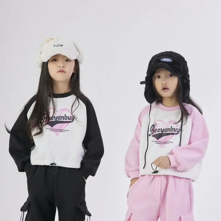 Mong Kok - Korean Children Fashion - #todddlerfashion - Heart Raglan Tee - 10