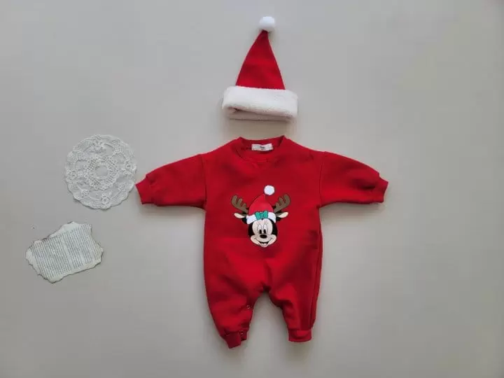 Moran - Korean Baby Fashion - #babyoninstagram - Rudolf Mini Bodysuit with Hat