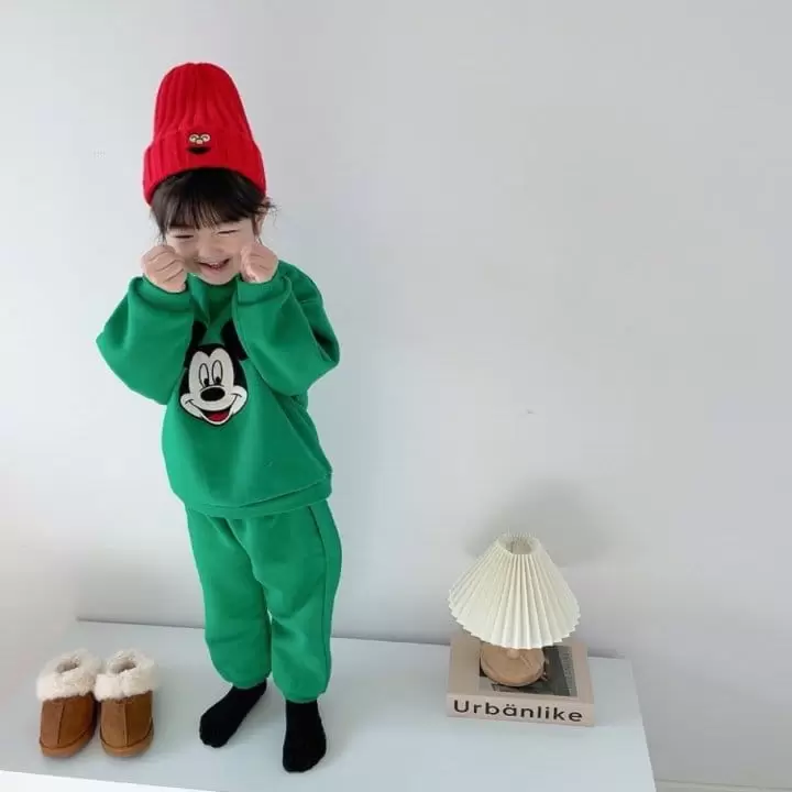 Moran - Korean Children Fashion - #prettylittlegirls - Mas M Top Bottom Set - 4