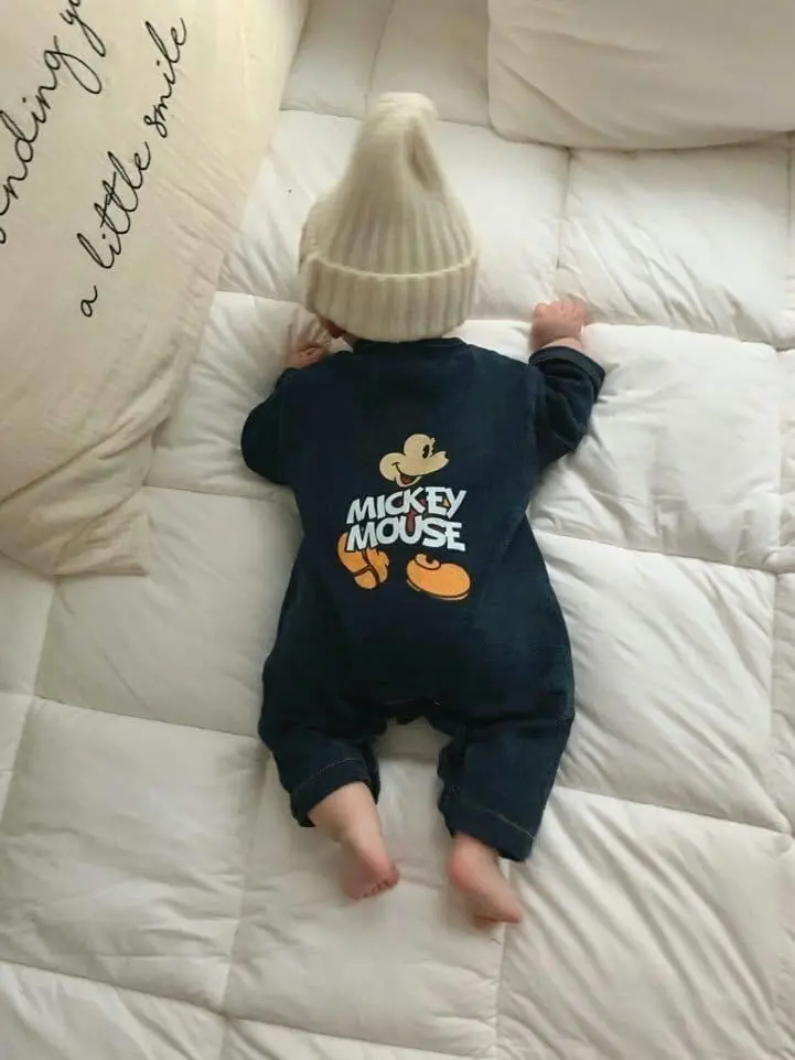 Moran - Korean Children Fashion - #discoveringself - Denim Bodysuit - 5