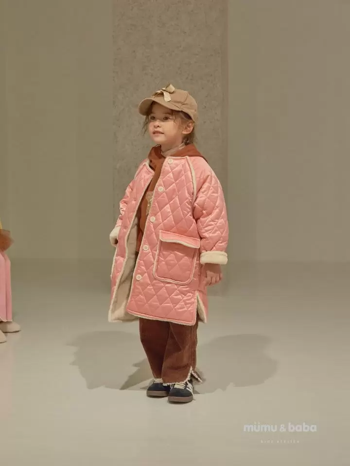 Mumunbaba - Korean Children Fashion - #childofig - Shine Quilting Long Coat