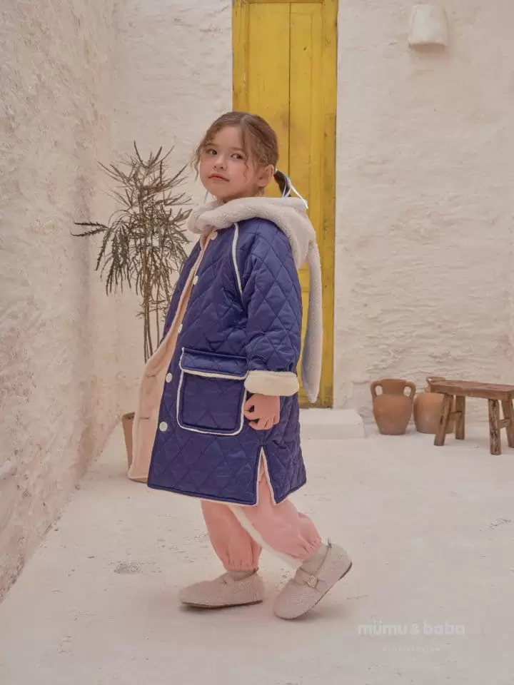 Mumunbaba - Korean Children Fashion - #fashionkids - Shine Quilting Long Coat - 6