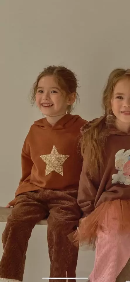 Mumunbaba - Korean Children Fashion - #discoveringself - Star Hoody Tee - 4