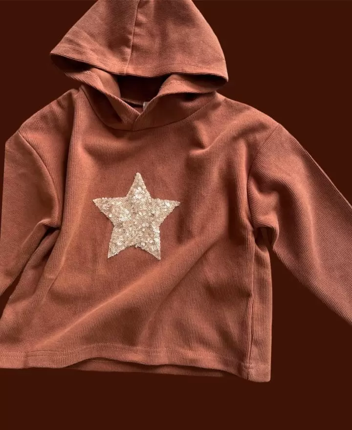 Mumunbaba - Korean Children Fashion - #minifashionista - Star Hoody Tee - 11