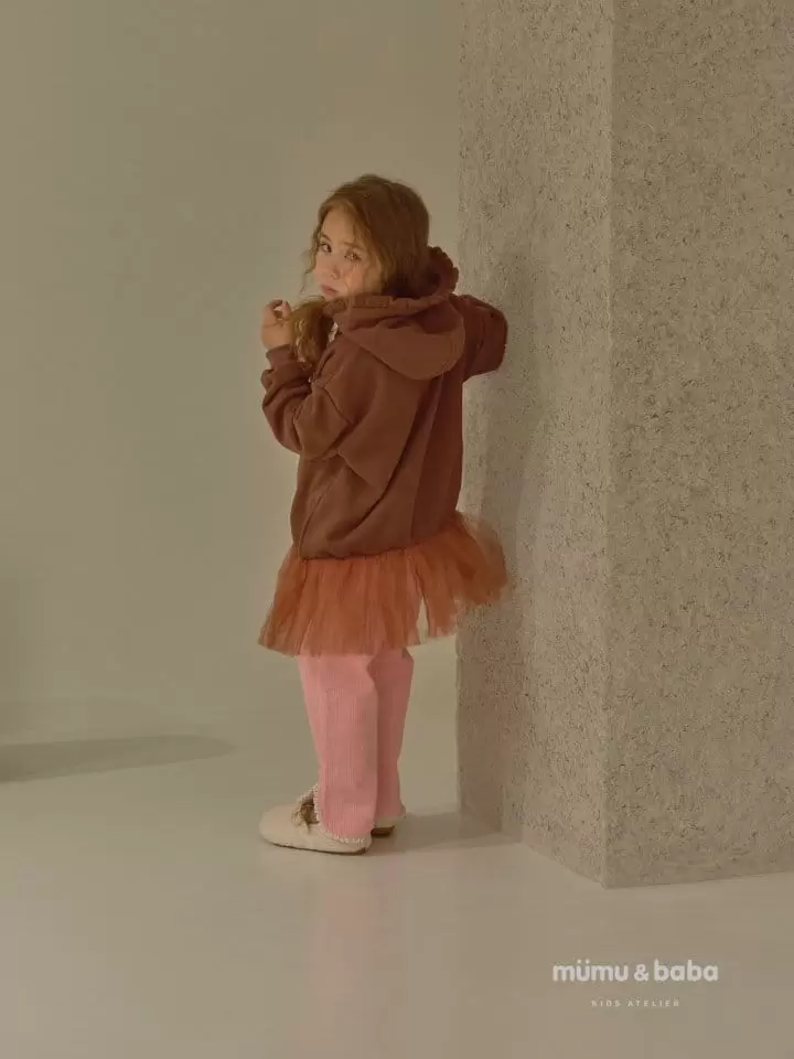 Mumunbaba - Korean Children Fashion - #prettylittlegirls - Hoody Mesh Tee - 6