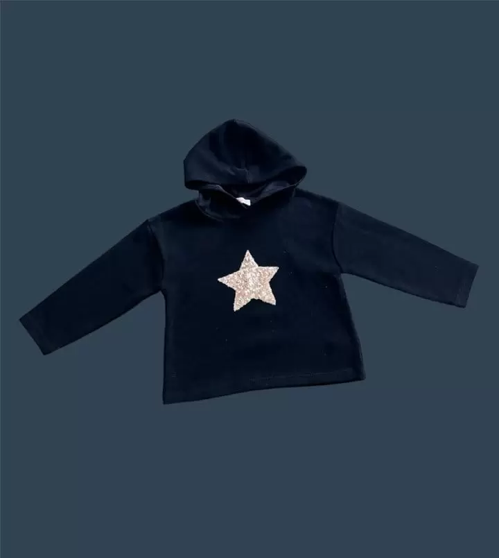 Mumunbaba - Korean Children Fashion - #prettylittlegirls - Star Hoody Tee - 12
