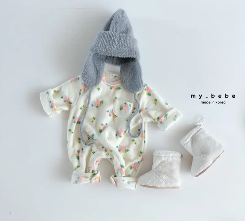 My Bebe - Korean Baby Fashion - #babyclothing - Fleece Bodyusit - 10