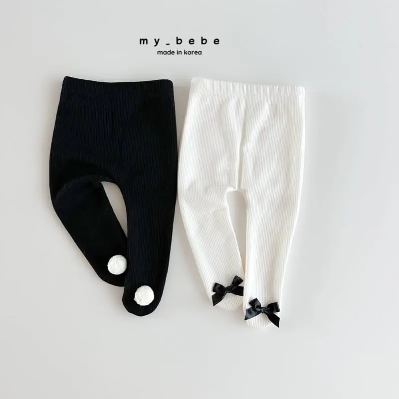 My Bebe - Korean Baby Fashion - #babygirlfashion - Winter Foot Leggings