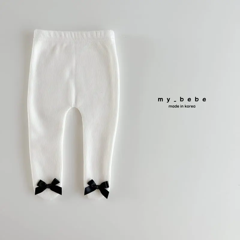 My Bebe - Korean Baby Fashion - #babyoninstagram - Winter Foot Leggings - 3