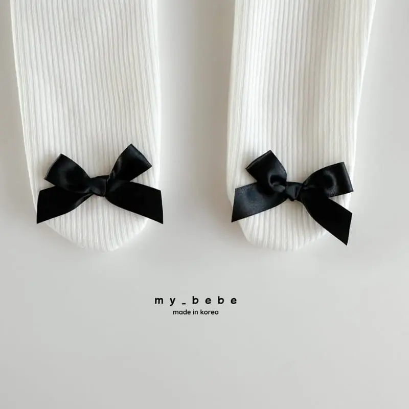 My Bebe - Korean Baby Fashion - #babyoninstagram - Winter Foot Leggings - 4