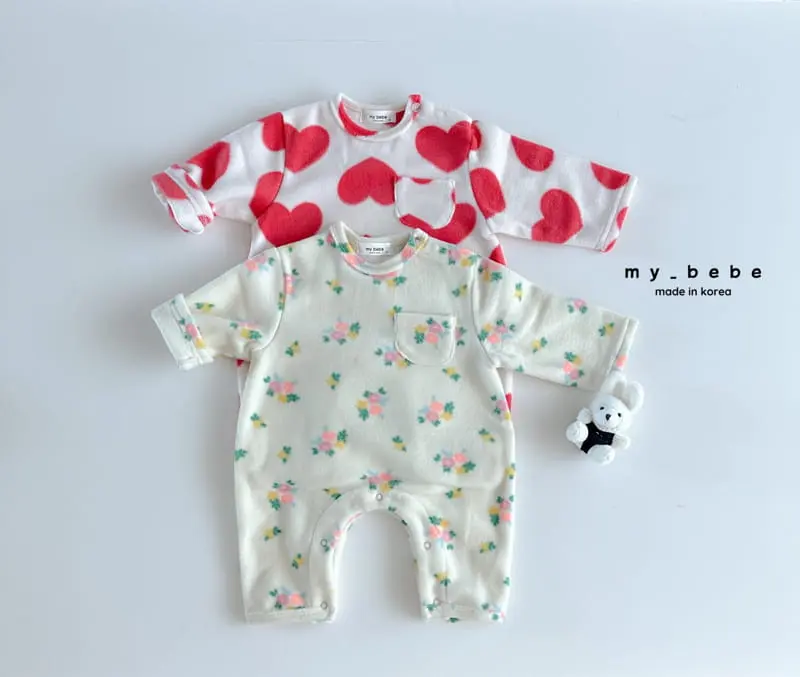 My Bebe - Korean Baby Fashion - #babyootd - Fleece Bodyusit