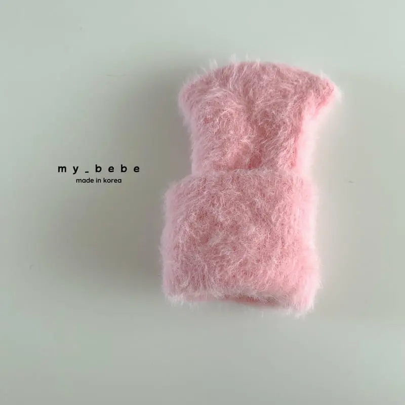 My Bebe - Korean Baby Fashion - #babyoutfit - Angora Beanie - 8