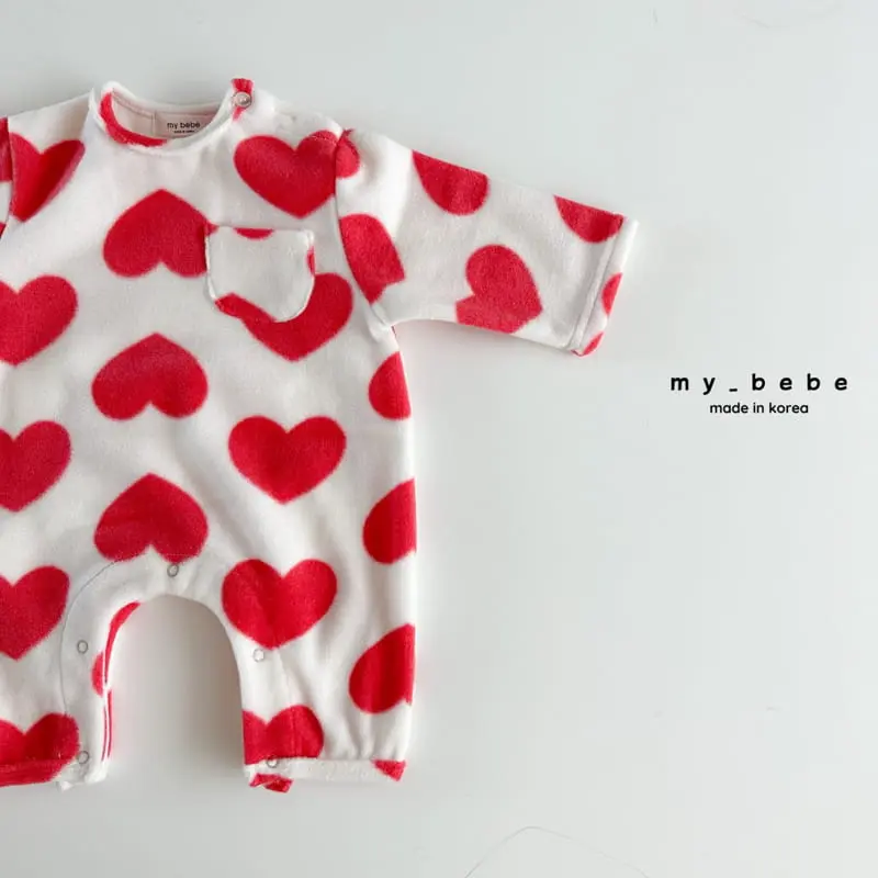 My Bebe - Korean Baby Fashion - #smilingbaby - Fleece Bodyusit - 7