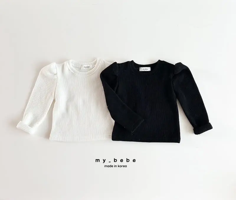 My Bebe - Korean Children Fashion - #kidsstore - Life Puff Tee - 2