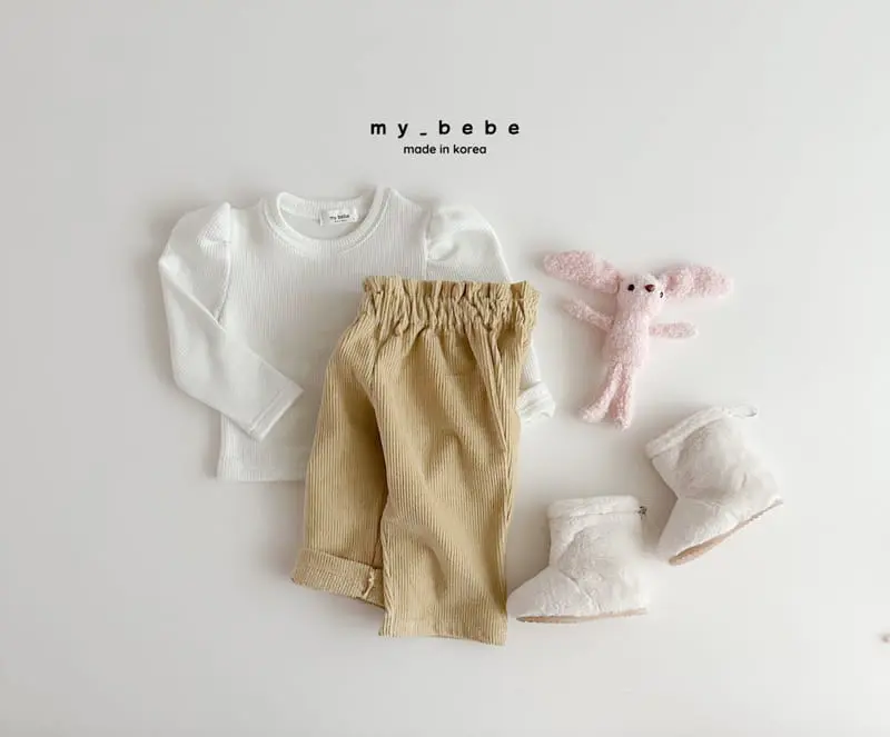 My Bebe - Korean Children Fashion - #littlefashionista - Life Puff Tee - 5